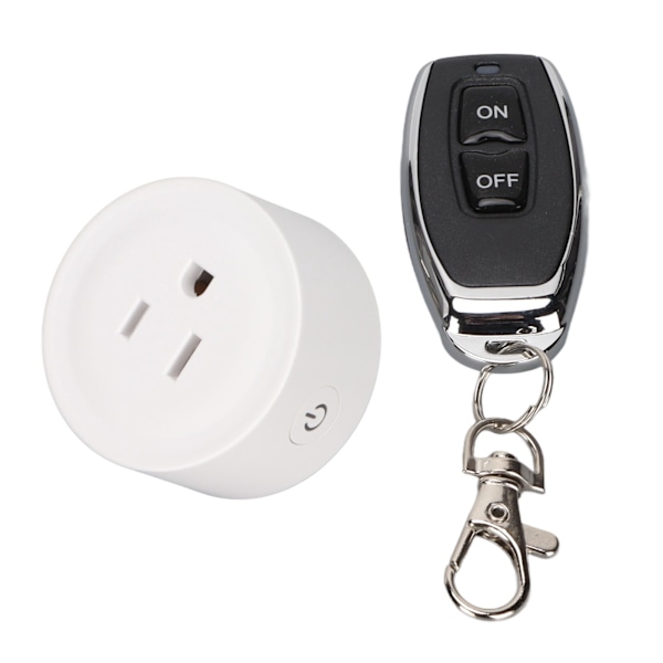 Trådløs fjernkontrollplugg 433MHz Smart Plug Fjernkontroll for elektriske apparater Utstyr 100‑240V