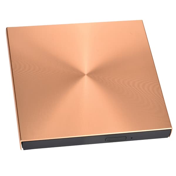 5 Gbps dataoverførsel ekstern DVD-brænder Pop-up USB 3.0 DVD-drev til Mac/Windows (guld)