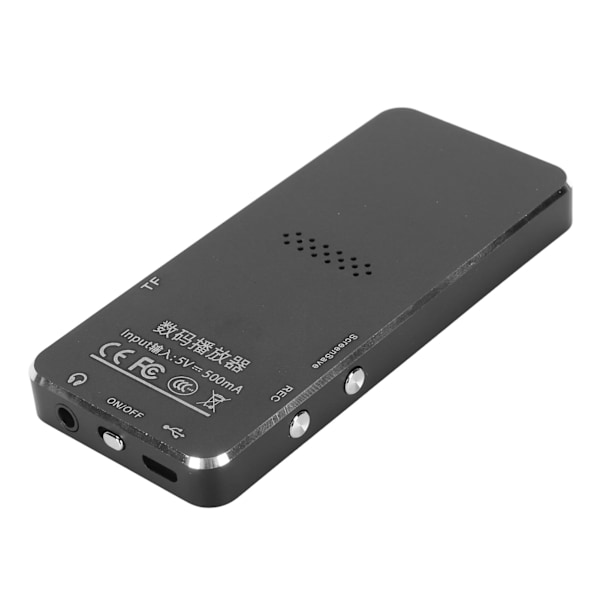 MP3-afspiller Bluetooth 4.2 1,8 tommer farveskærm Touch-knap Videoafspilning Bærbar musikafspiller med højttaler FM-radio Elektronisk bog Sort 64 GB