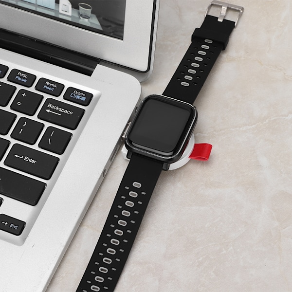 Bærbar for Apple Watch USB magnetisk trådløs lader for 1/2/3/4 generasjon