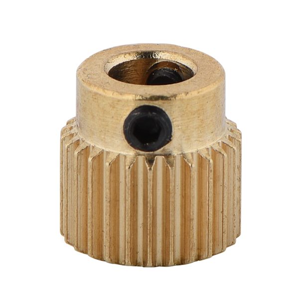 10 st 3D-skrivartillbehör Högkvalitativt mässingsdrivväxel för MK7 MK8-extruder 26 tänder