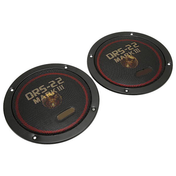 2 st bilhögtalare reducerad distorsion klart ljud 160 mm koaxial 150 W svart bas bilhögtalare för bilmodifiering