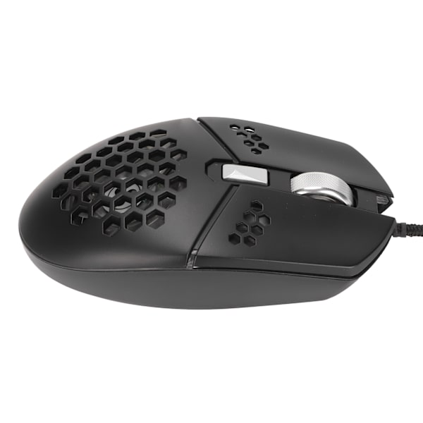 Gaming kablet mus 6 DPI-nivåer RGB 8000DPI ergonomisk svart gamingmus for stasjonære datamaskiner bærbar PC