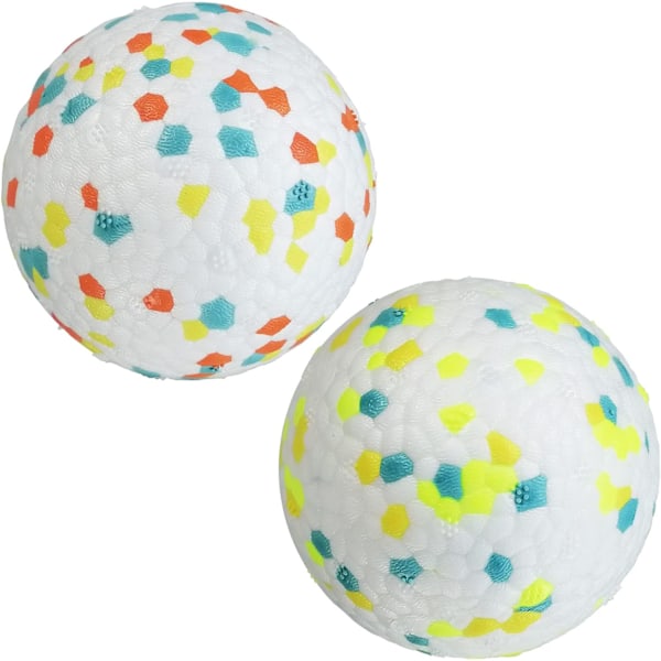 (2 stk) Hunde Bolde Uforgængelige, Hunde Bold til Vandleg, Høj Bounce Gummi Hunde Bolde, Let, Velegnet til Små, Mellemstore og Store Hunde til at Hoppe