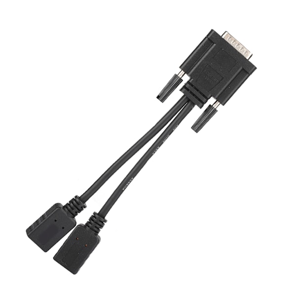Guldpläterad konverteringslinje DMS 59-stifts till HDMI Dual Display-kabelomkopplare Splitter för PC Laptop D0508