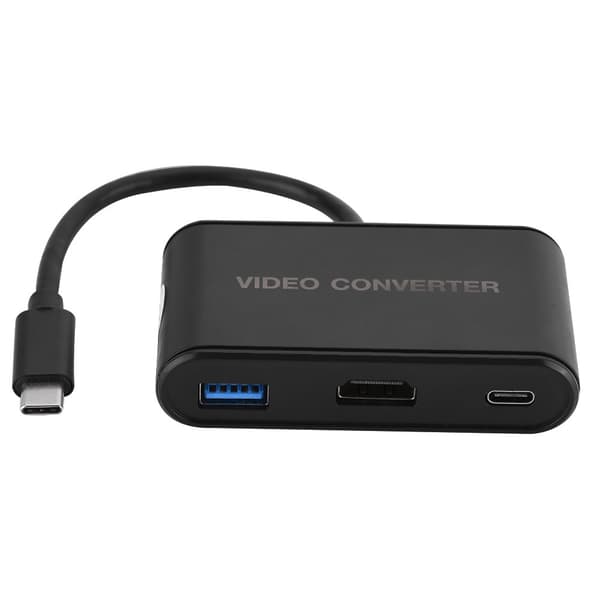 Type C til 4K HDMI USB 3.0 HUB-konverteradapter for Nintendo Switch