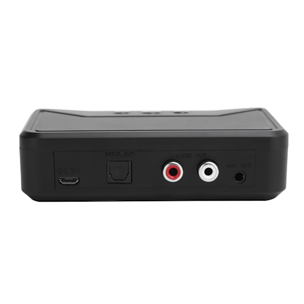 Skrivebords Bluetooth 5.0-mottaker med lav ventetid, lydadapter 3,5 mm AUX optisk SPDIF