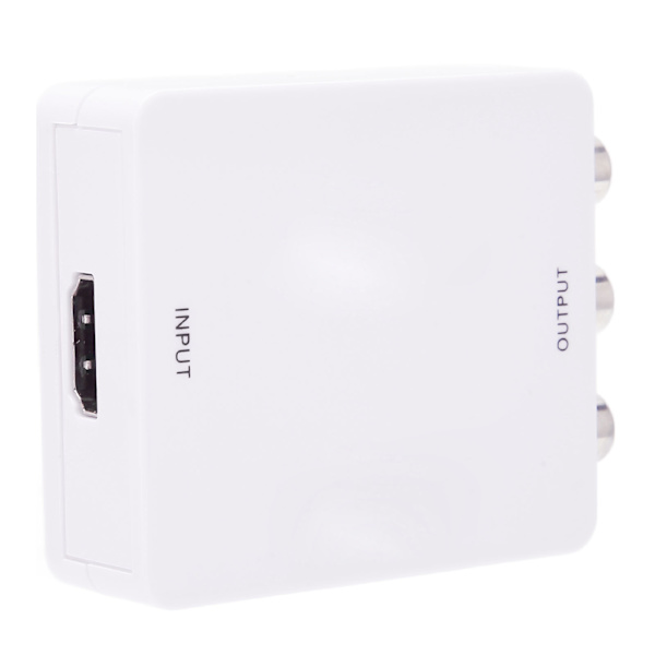 HD Multimedia Interface til RCA-konverter 1080p HD Multimedia Interface til lyd- og videoadapter for PC