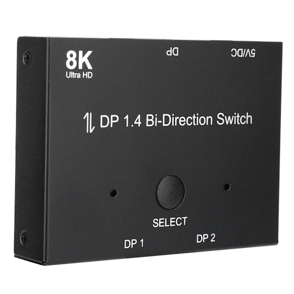 Bi-Direction Switch DP DisplayPort 1.4 8K vid 60Hz 32.4Gbps Hub Converter Datortillbehör