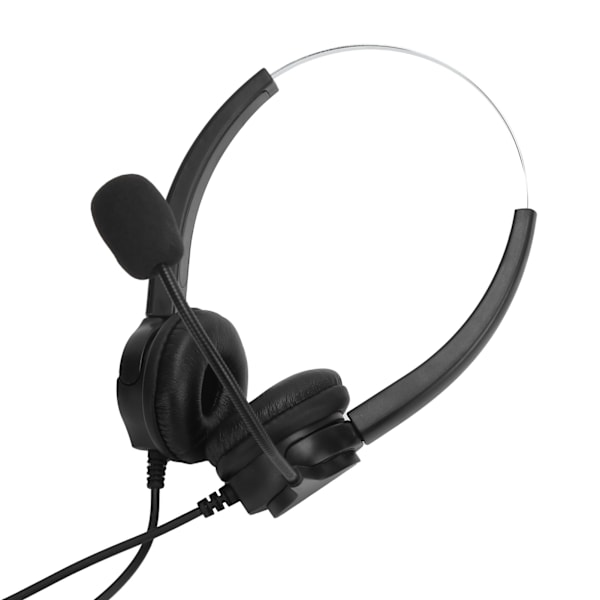 Telefonheadset med snabbkopplingskabel för hem och callcenter kontorstelefon