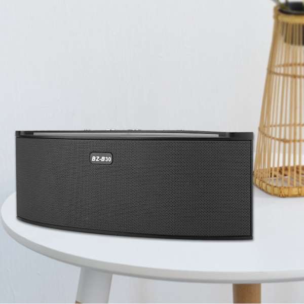 HiFi trådløs Bluetooth Dock-højttaler med understøttelse af FM-radio, TF-kort og 3,5 mm lydindgang