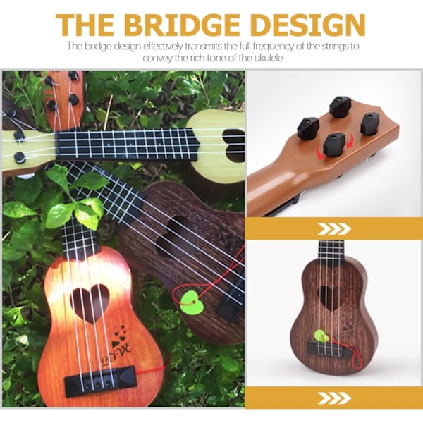 Ukulele Leksak Ukuleles för Barn Nybörjare Ukuleles Barn Trä Gitarr Barn Gitarr Leksak Gitarr Småbarn Gitarr Småbarn Ukuleles Gitarr Ukuleles för Nybörjare