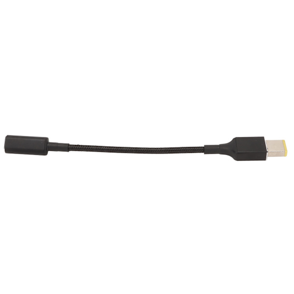 Bærbar ladekabeladapter USB C til Slim Tip Aluminium Alloy 100W DC bærbar ladekabel for Lenovo rektangulær port