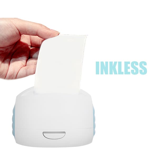 Termisk papir WiFi fotoprinter 57*50mm sort/hvid pixels fotoprinter til Android/iOS-sort