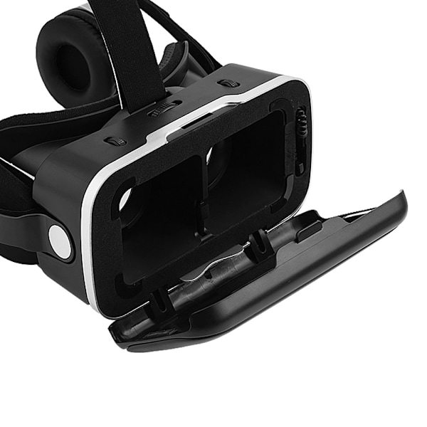 For VR SHINECON Virtual Reality 3D VR-briller med øretelefoner for 3,5\"-6,0\" Android iOS-telefoner