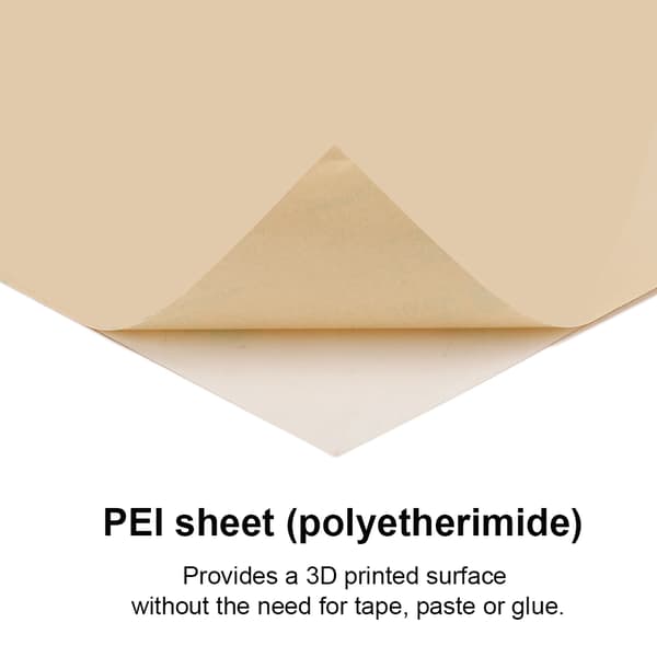 220x220x0,2mm ABS og PLA 3D-printer varm seng overflade PEI ark 3D-printer tilbehør