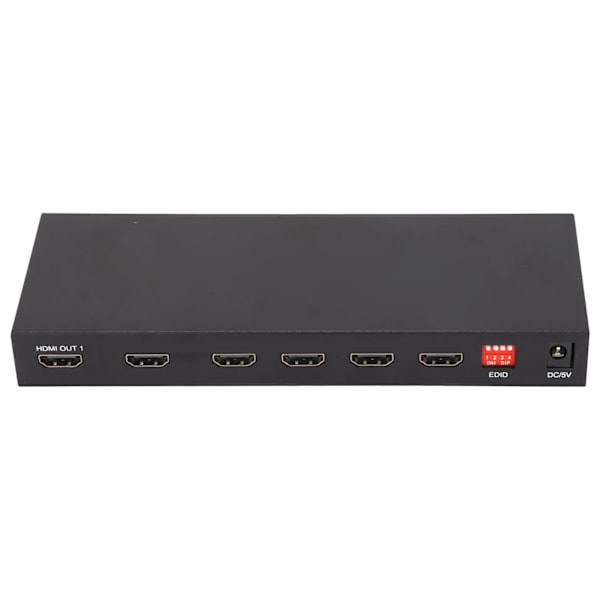 4x2 HD Multimedia Interface Splitter Support Ultra HD 4K X 2K 3D 1080P med fjernbetjening og strømadapter 100‑240VEU-stik