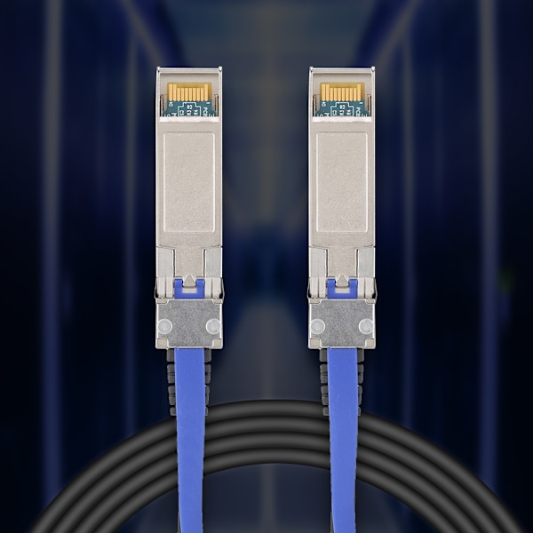 Kupari + PC Mellanox 10G -kaapeli SFP + 10 Gt 10 m + 0,5 m kuituoptinen kaapeli sininen S 1 metri