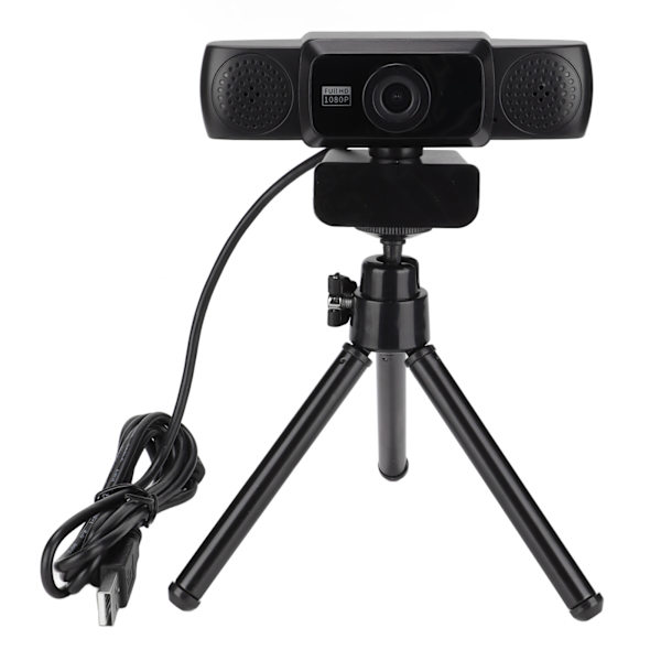 1080P verkkokamera 95 asteen näkymä Plug and Play monitoiminen Full HD videokamera tallennukseen konferensseihin