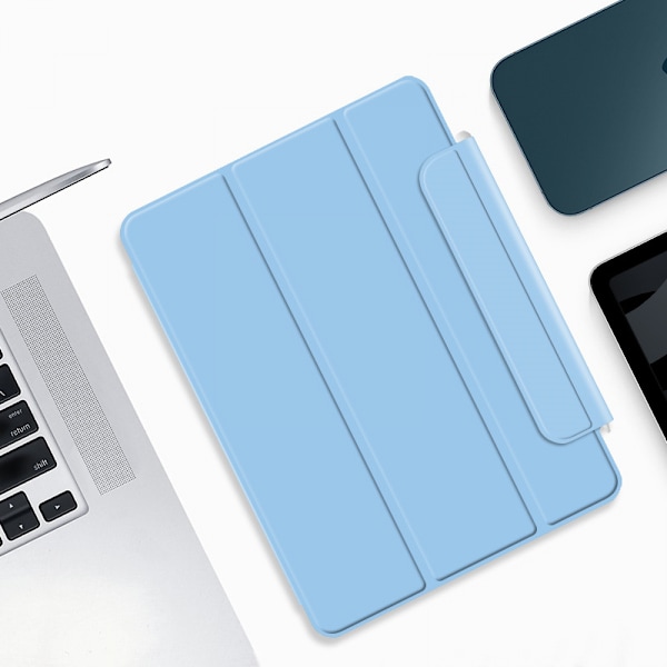 Magnetiskt fodral för iPad Air 5/ 4 10,9 tum, Slim Smart Folio Trifold Stand Case, Auto Sleep/Wake, Stödjer 2:a generationens Apple Pencil-laddning