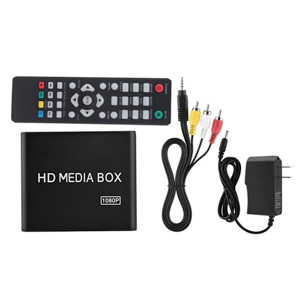 Stereo Surround Media Player Center 1080P AV/YPrPb/HDMI Output HDMI Media Player -