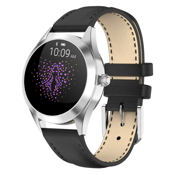 Hett säljande KW10C smart armband rund skärm kvinnlig multisport övervakningspåminnelse bluetooth armband