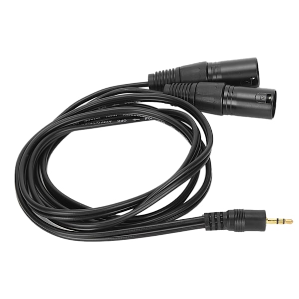 JORINDO Dubbel XLR-hane till 3,5 mm 1/8 tum hane kabel syrefri koppar obalanserad Y-splitter sladd