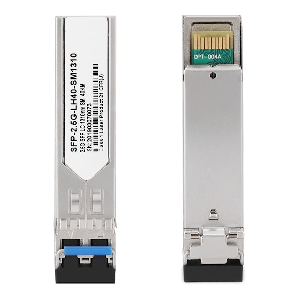 SFP-2.5G-LH40-SM1310 40KM Gigabit Enkeltmodus Dobbel Fiber Transceiver Optisk Modul