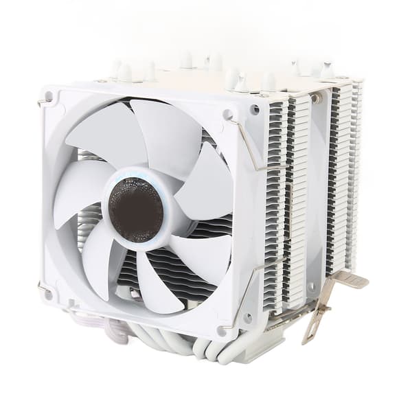 9CM CPU-køler Dobbelt tårn 6 kobbervarmerør Dobbelt CPU luftkøler Stille computer CPU-køleventilatorer med beslag til Intel