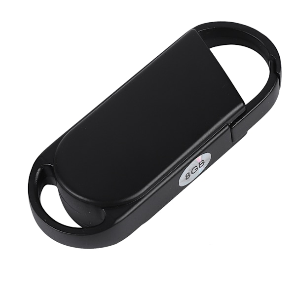 8G U-levy USB-muistitikku Mini-ääniäänitin Avaimenperä Digitaalinen sanelin Nauri