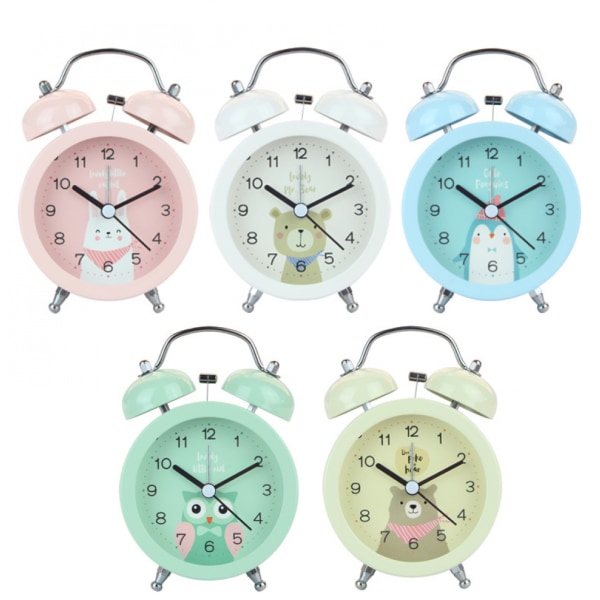 SAYTAY 3 inchs Bedroom Alarm Clock, Animal Alarm Clock , Student Home Decoration Desktop Clock