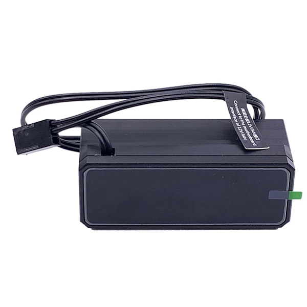 Svart/Sølv G1/4\" Tråd Digital Display OLED Datamaskin Vannkjøling Termometer