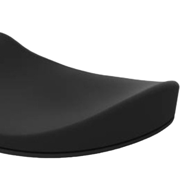 Mus Wrist Pad Sort Ergonomisk Støtte Anti Slip Silikone Elastisk Smoothing Gaming Håndledsstøtte til Højre Hånd Kontor