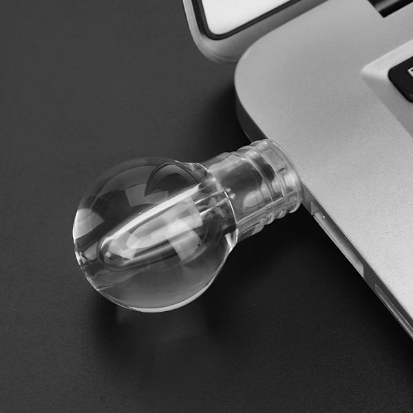 Unik U Disk Farve Åndedrætslys Pære USB 2.0 Flash Drive Memory Stick (64G)