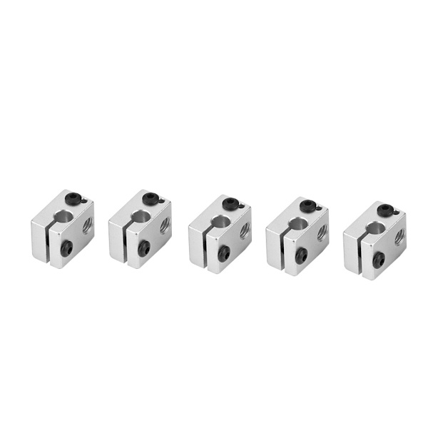 5 stk. aluminiumsvarmeblok til 1,75 mm/3 mm filament 3D-printerekstruder