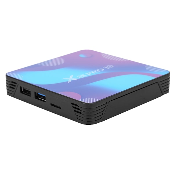 X88 PRO10 Internet TV -boksi, kaksitaajuinen WIFI, Bluetooth 4.0 Android 10.0:lle (2+16G )