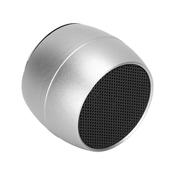 Mini Bluetooth-högtalare IP67 Vattentät USB-laddning Inbyggd mikrofon Bärbar trådlös högtalare för duschrum Bil Silver