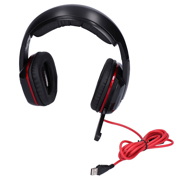 G909 Gaming-hovedtelefoner Virtuelle 7.1 Stereo Kablede Vibrerende Headset med Mikrofon til PC-computer