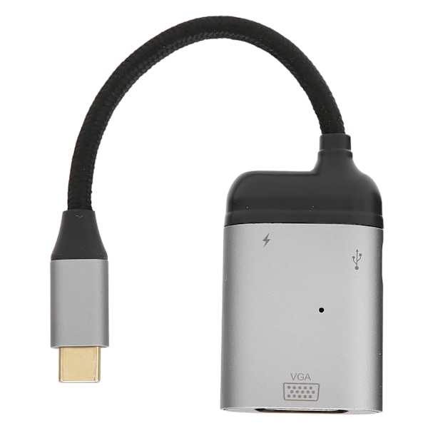JORINDO JD0782 Typ C till VGA-adapter 1080P 60Hz PD Hane till Hona Konverter för Laptop Projektor