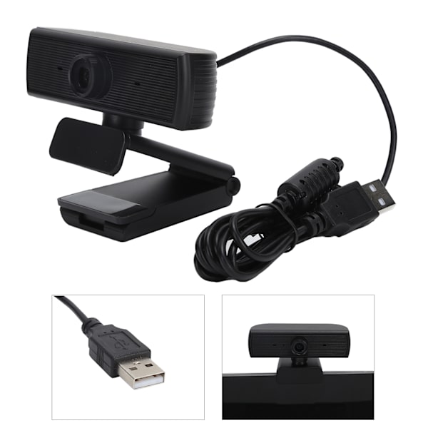USB-datamaskin-kamera C15e 1080P HD-webkamera Innebygd mikrofon for videokonferanse