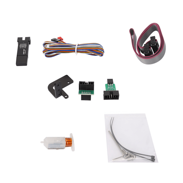 Automatisk sängutjämningssensor Kit Noggrann mätning Utskrift Enkel montering 3D-skrivarutjämningssensor för Ender 3 CR 10 Vit
