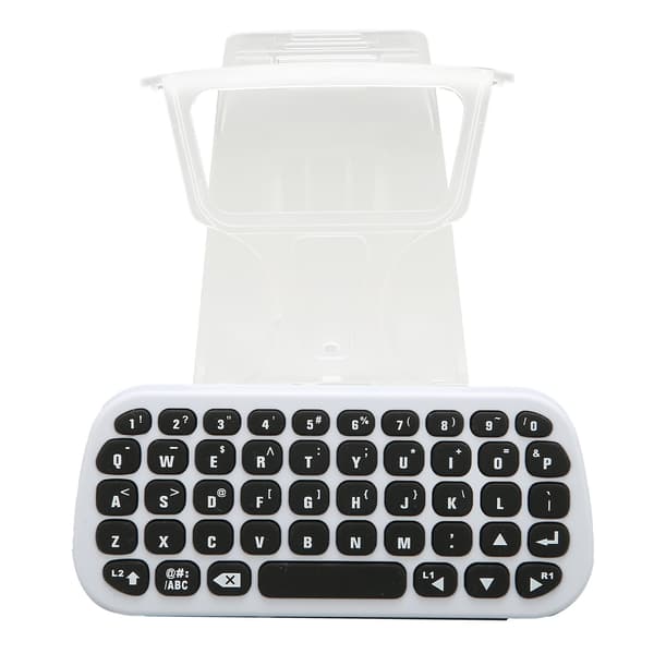 Kontroller Tastatur Professionel Chat Vioce Trådløs Bluetooth Controller Keypad med Clip Holder til PS5 Controller