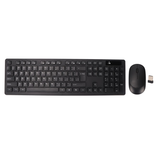 Trådløs Tastatur Mus Combo 2.4G Vandtæt 104 Taster ABS 1600dpi Tastatur Mus Sæt til Office