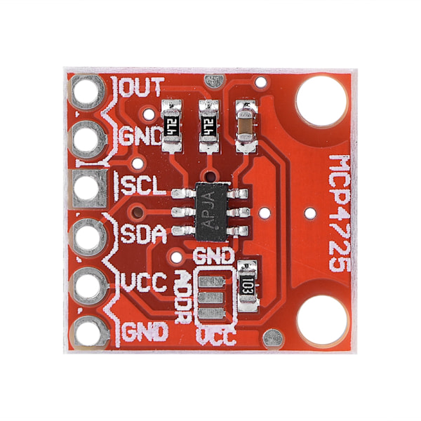 5 stk. MCP4725 I2C DAC Breakout Development Board Modul 12-Bit Opløsning