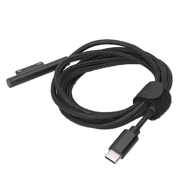 Typ-C haneffekt adapterkabel bärbar laddningssladd passar för Microsoft 5:e generationen