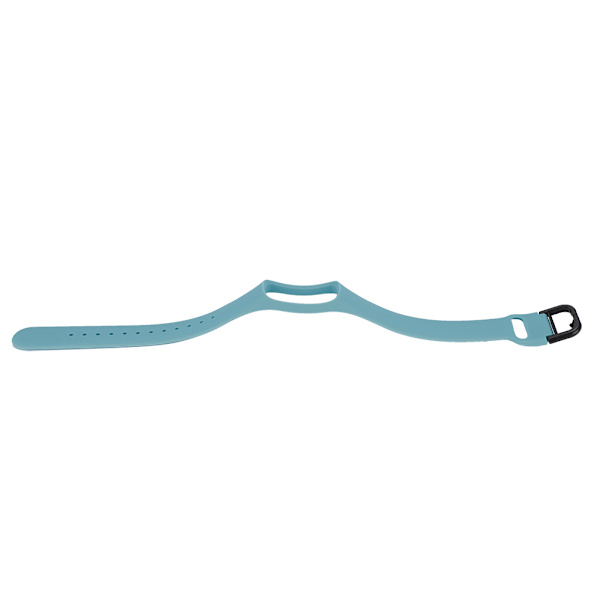 Integrerad enfärgad klockarmband för Samsung Galaxy Fit-e SM-R375 Teal Blue