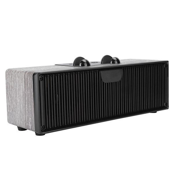 YX006 Bluetooth-højttaler i træ med 1200 mAh udendørs hjem stereo subwoofer med stor kapacitet