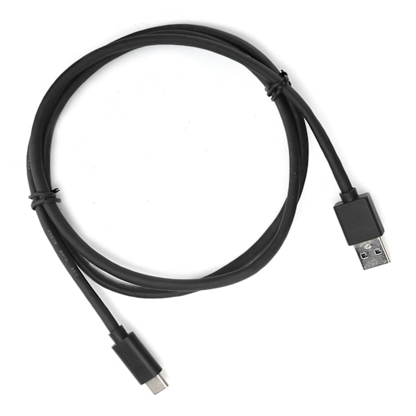 USBA til USBC-kabel Universal datalinje Lydtransmissionskonverteringssnor 1 meter Sort