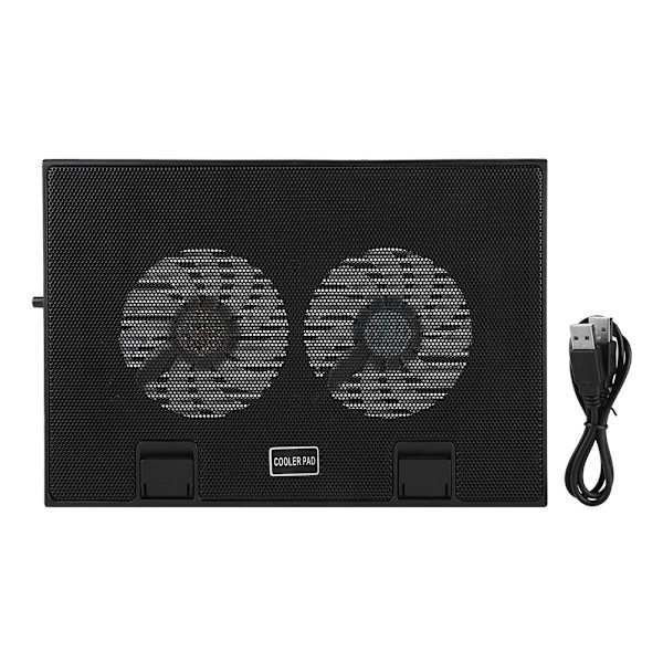 Lätt och tunn bärbar dator med USB-kylplatta med 2 fläktar för bärbar dator PC-dator
