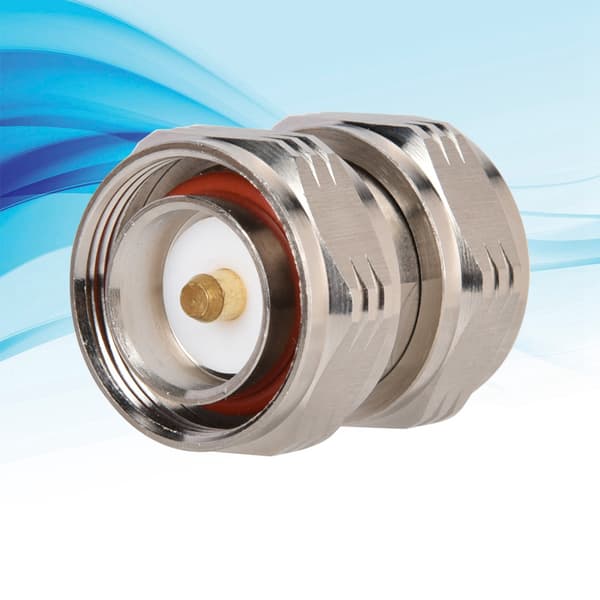 Han DIN-adapter til han Jack RF lige F/F-stik